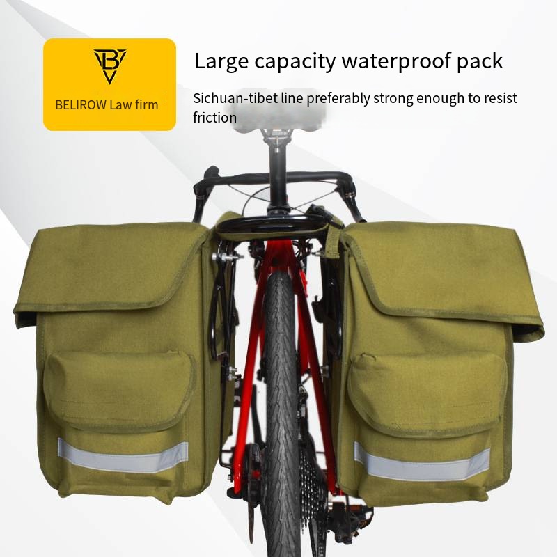 Large Capacity Bike Rear Bag D - Panniers Waterproof Rear 评论和价格