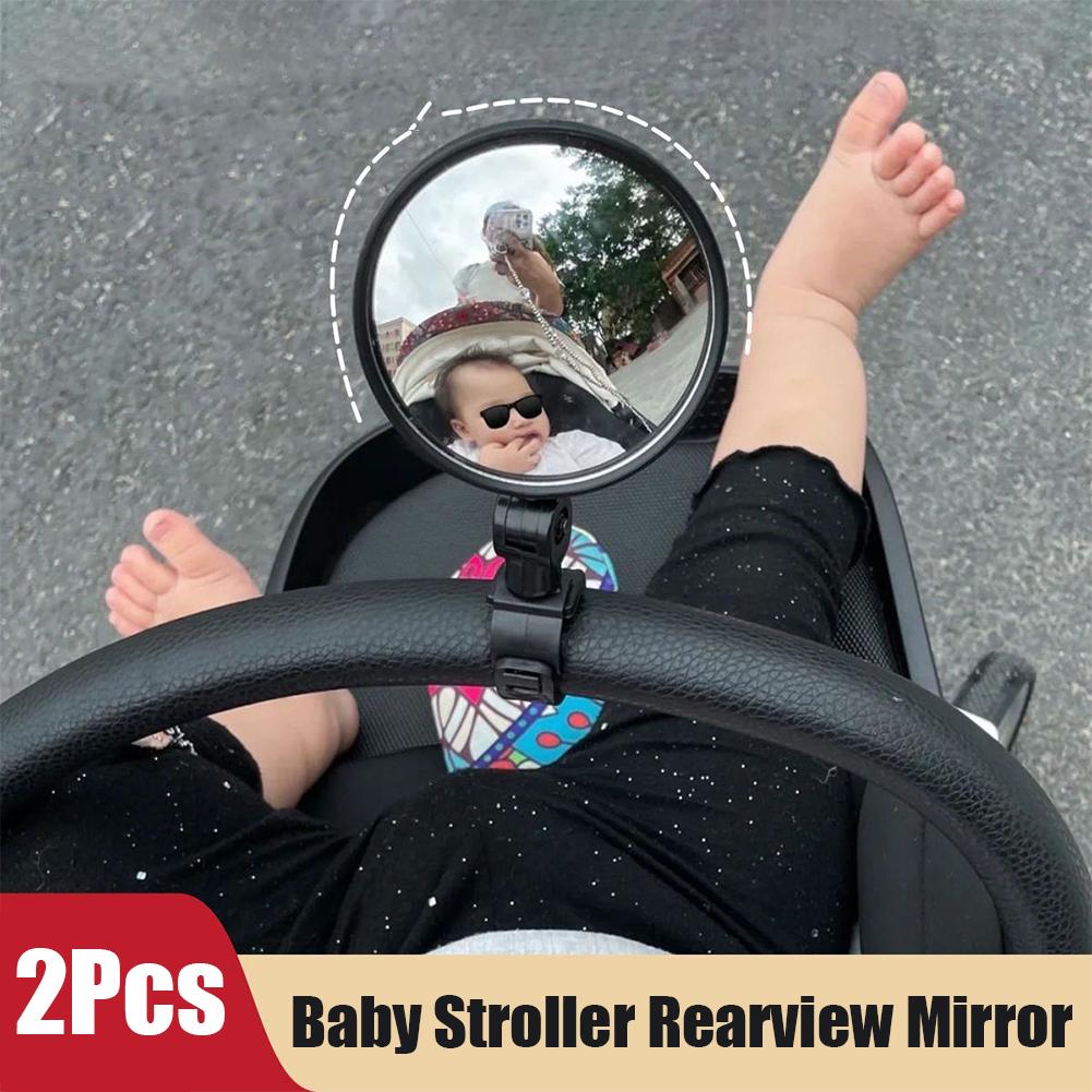 2Pcs Bike Mirror Adjustable Ha - Mirror Handlebar Convex 评论和价格