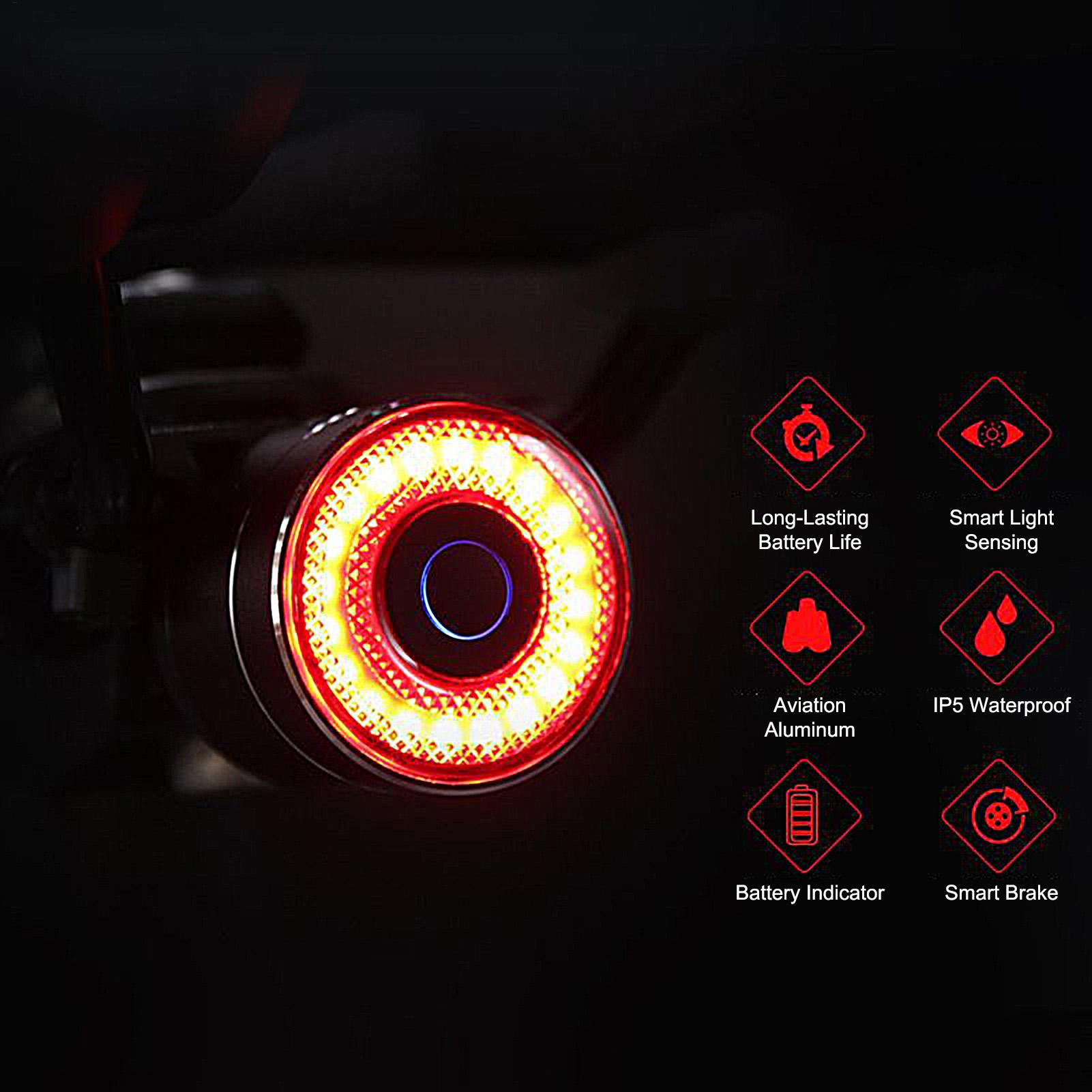 Bicycle Brake Light Smart Bike - Cycling To Commute 评论和价格