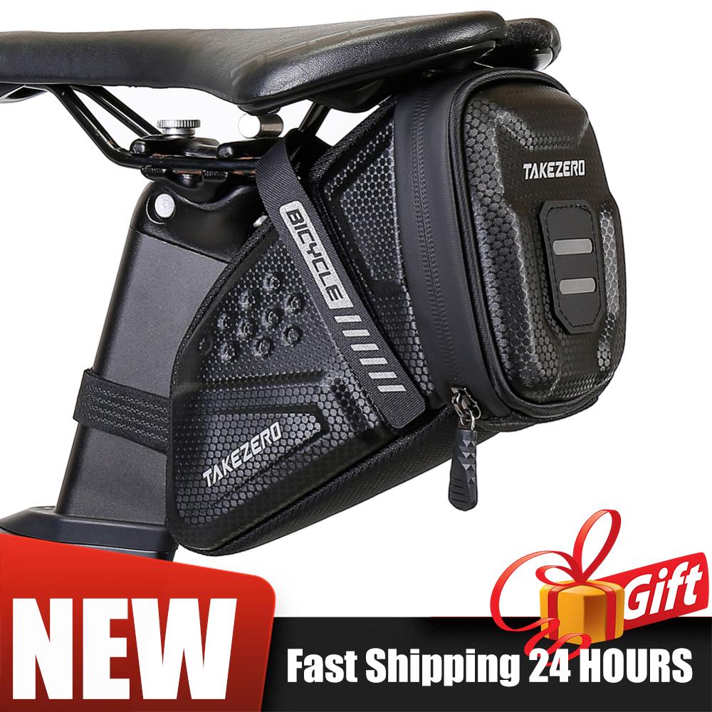 Bicycle Tail Bag 1L EVA Hard S - Saddle Bag Under Seat 评论和价格