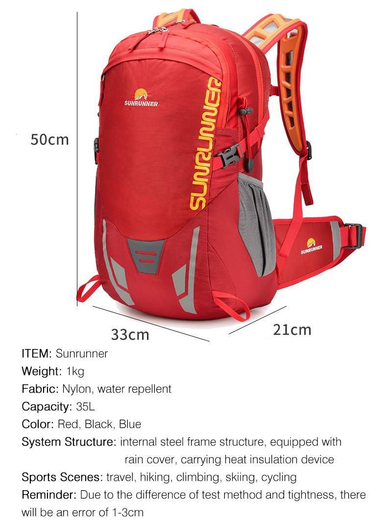 35L Hiking Backpack Bag Large  - Cycling Commuter Backpack 评论和价格
