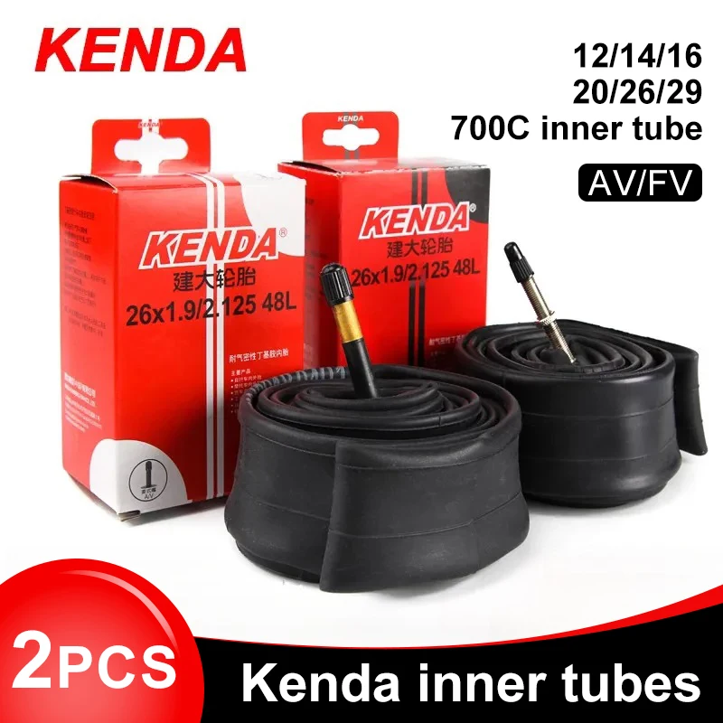 2PCS KENDA Bicycle Inner Tube  - Inner Tube 700C 评论和价格