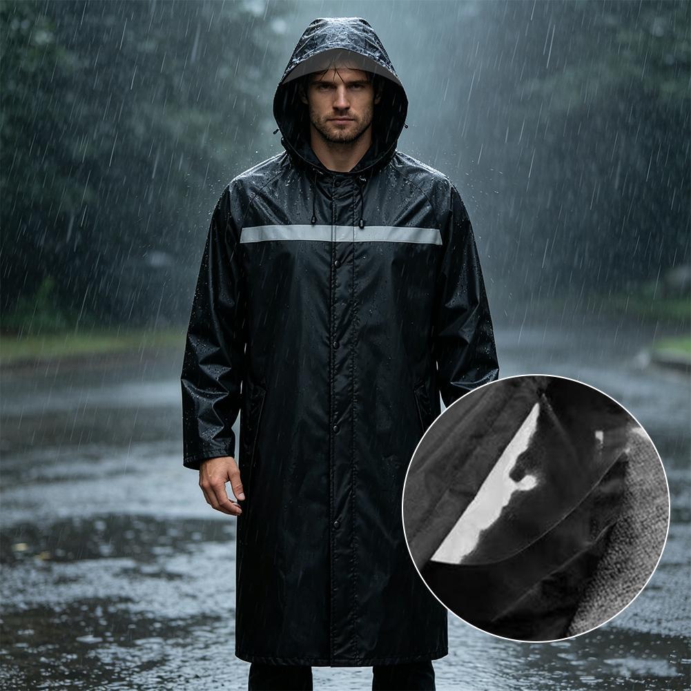 Unisex Full-Body Raincoat with - Cycling Commute In Rain 评论和价格