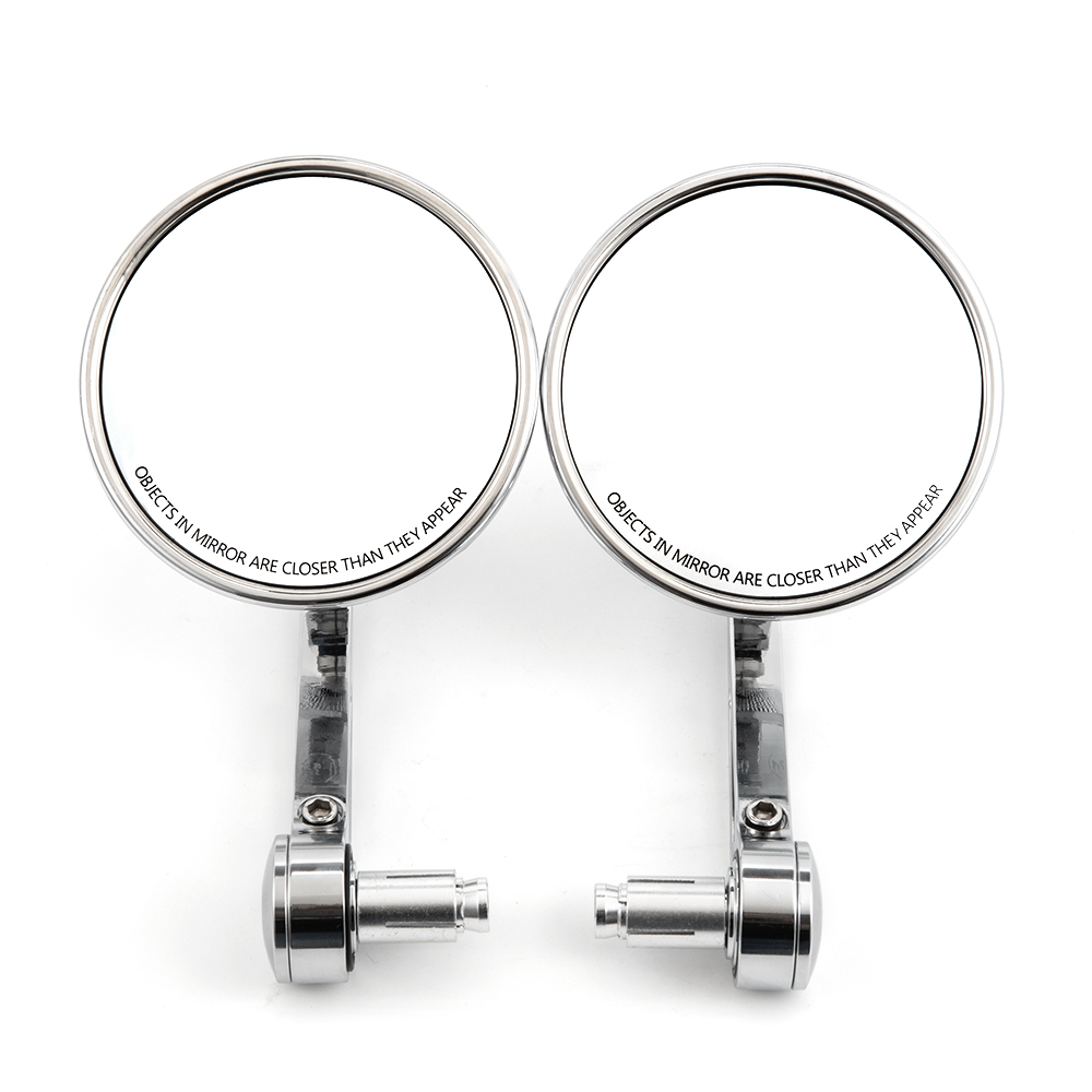 Evomosa Motorcycle Chrome Conv - Mirror Handlebar Convex 评论和价格