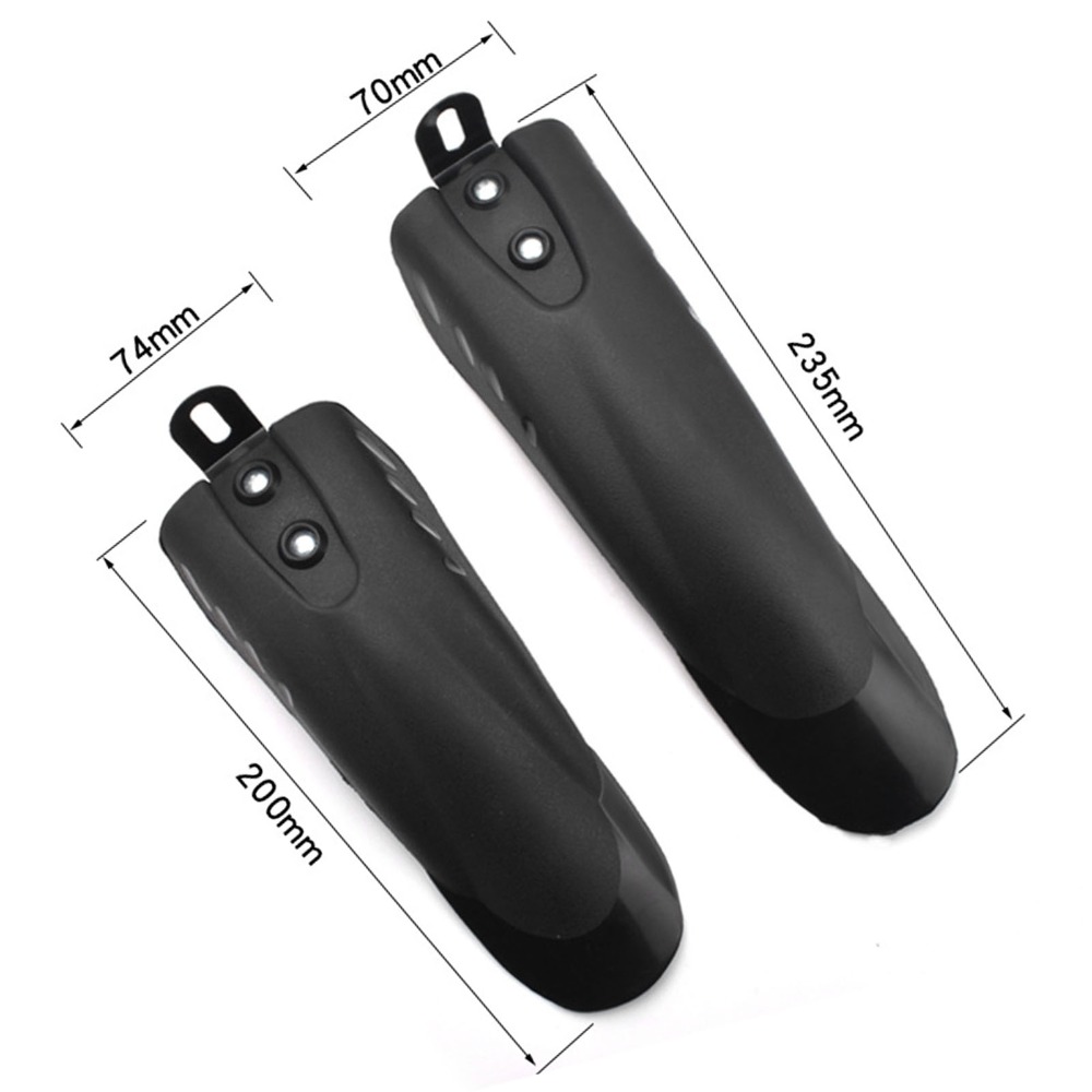 2Pcs Front Rear Set Bike Mudgu - Fender Mudguard Set 评论和价格