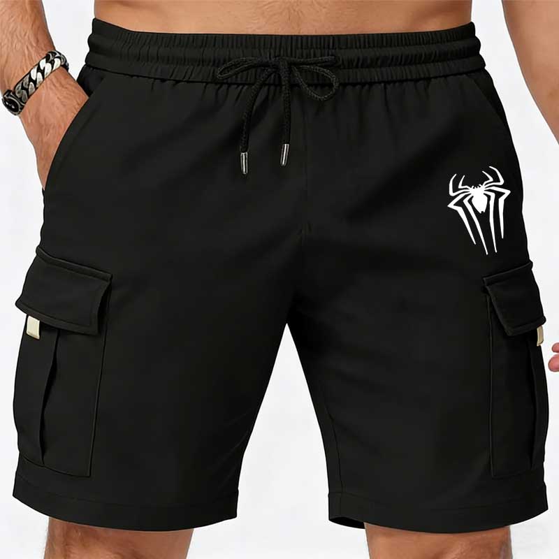 New Men's Spider Print Cargo S - Cycling To Work 评论和价格