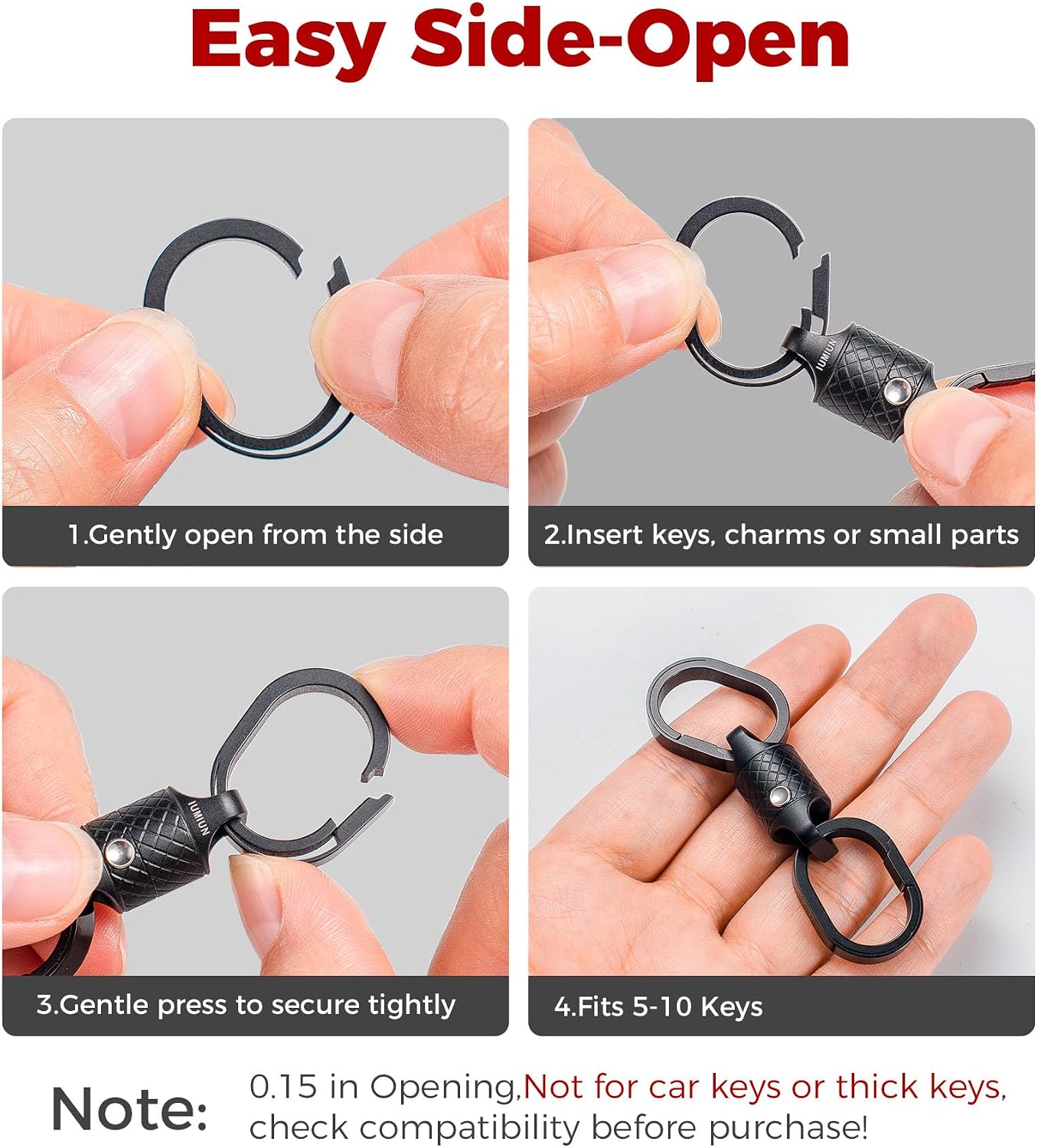Quick Release Magnetic Keychai - Chain Lock Combination 评论和价格