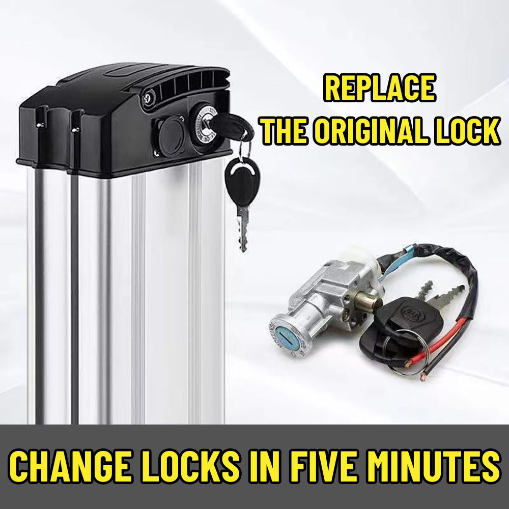 E-Bike Battery Lock With 2 Key - Commuter Bike Lock 评论和价格