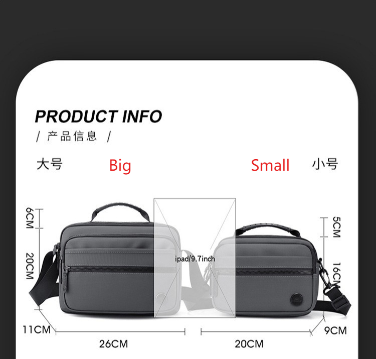 Lightweight Nylon Crossbody Ba - Cycling Commute Essentials 评论和价格