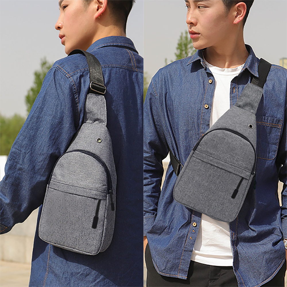 Single Shoulder Men Chest Bags - Cycling To Work 评论和价格