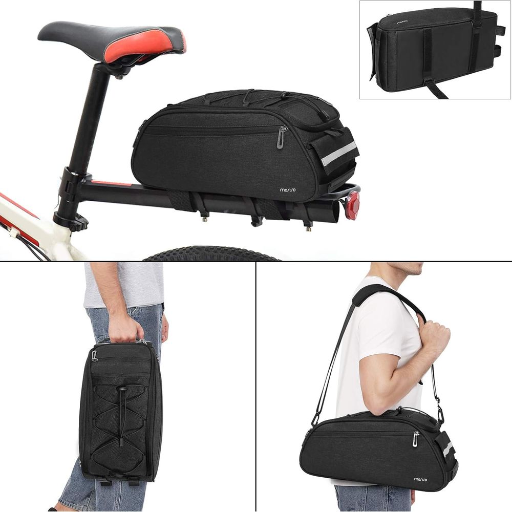 Bike Rack Bag Waterproof Trunk - Panniers Waterproof Rear 评论和价格