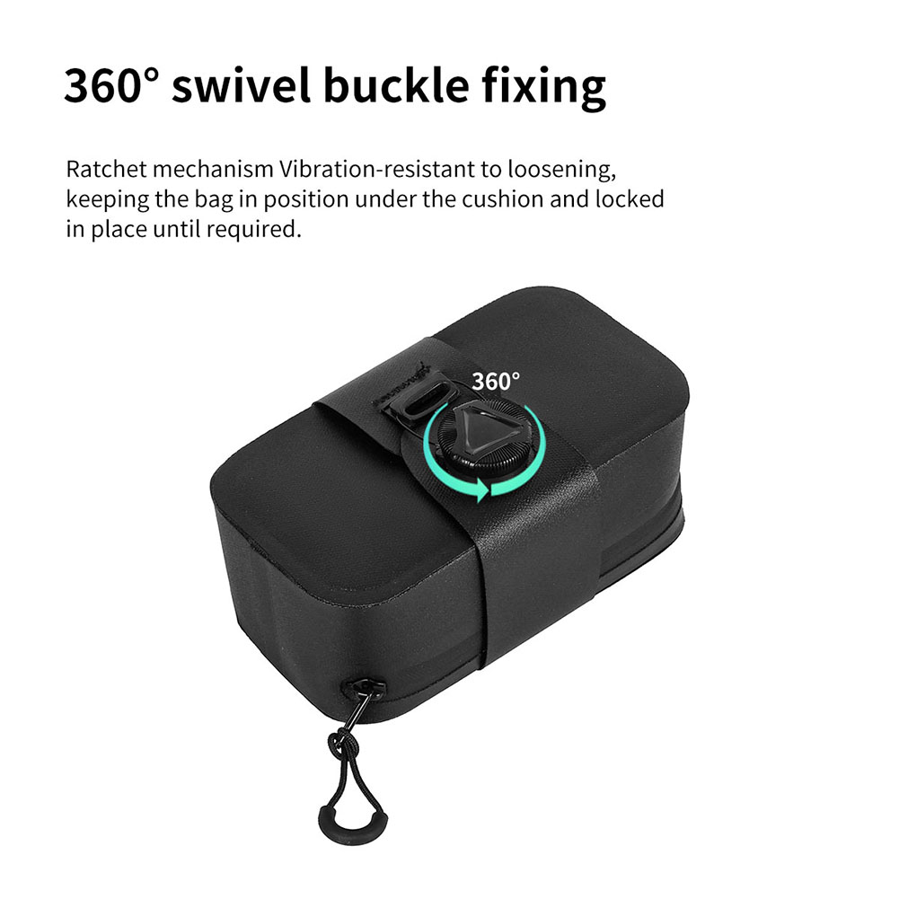 0.5L Portable Bike Tail Bag Wa - Saddle Bag Under Seat 评论和价格