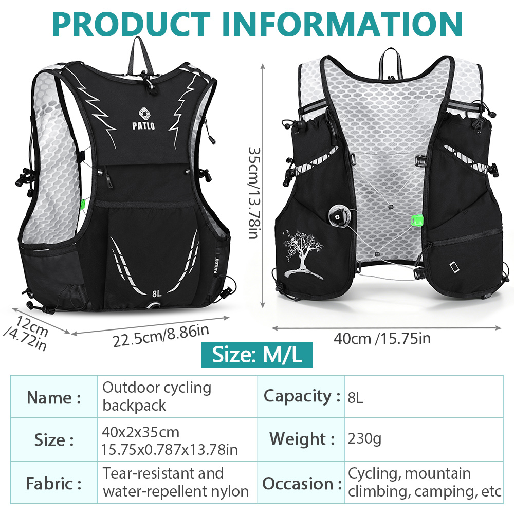 NEWBOLER 8L Outdoor Trail Runn - Cycling Commuter Backpack 评论和价格