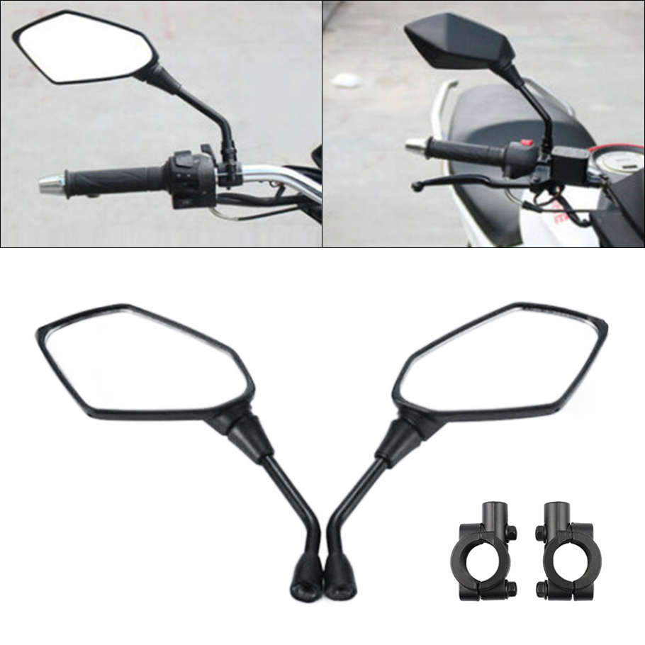 2Pcs Universal Motorcycle Conv - Mirror Handlebar Convex 评论和价格