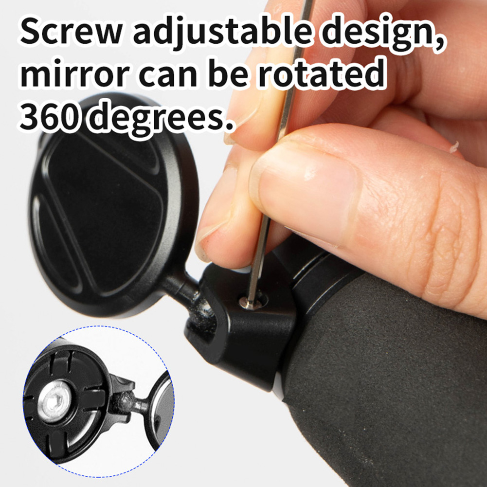 1-5PCS Bicycle Rearview Mirror - Mirror Handlebar Convex 评论和价格