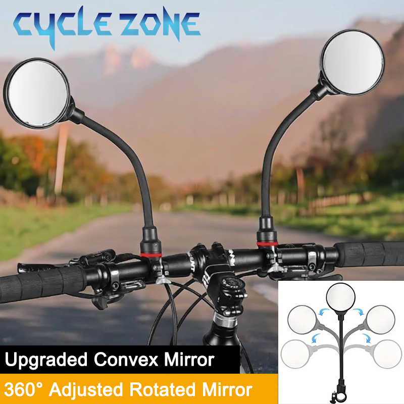 Bicycle Mirror Bike Handlebar  - Mirror Handlebar Convex 评论和价格