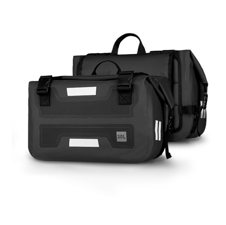 30L x2 Motorcycle Saddle Bags  - Panniers Waterproof Rear 评论和价格